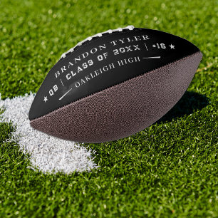 Personalisiertes Abschluss-Andenken für Athleten Football