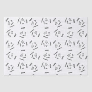 Personalisiertes Abschluss-Papierpapier Seidenpapier