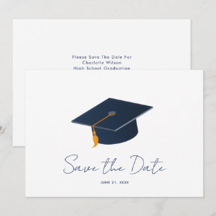 Personalisiertes Abschluss-Symbol der Klasse 2026 Save The Date