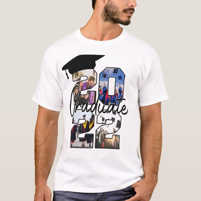 Personalisiertes Abschluss-TShirt mit benutzerdefi T-Shirt (Vorderseite)