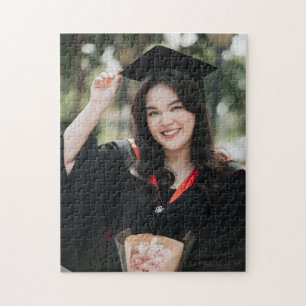 Personalisiertes Abschlussfoto-Andenken-Geschenk Puzzle