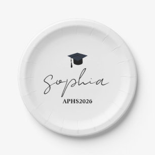 Personalisiertes Abschlussgeschenk, Individuelle S Pappteller