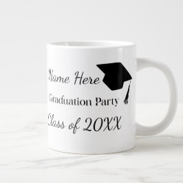 Personalisiertes Abschlussgeschenk mit Namen für A Jumbo-Tasse