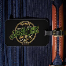 Personalisiertes Absinth-Kräutergeist-Liquor-Label