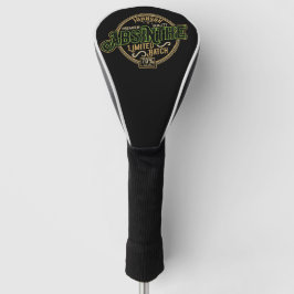 Personalisiertes Absinth-Kräutergeist-Liquor-Label Golf Headcover