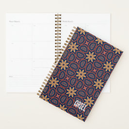 Personalisiertes Abstraktes Retro-Muster Planer