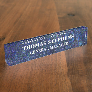 Personalisiertes Acryl Namensplakette