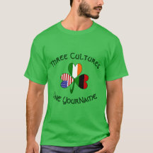 Personalisiertes afrikanisches Irland USA Shamrock