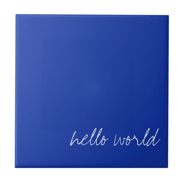 Personalisiertes ägyptisches Blau Fliese (Vorderseite)