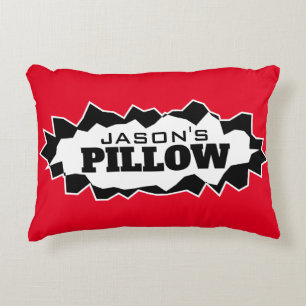 Personalisiertes Akzent Kissen mit lustig gerippte