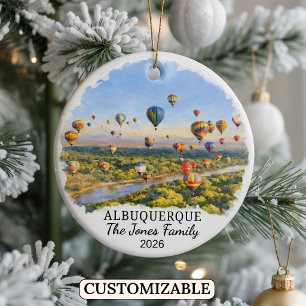 Personalisiertes Albuquerque, Maßgeschneidertes Ne Keramik Ornament