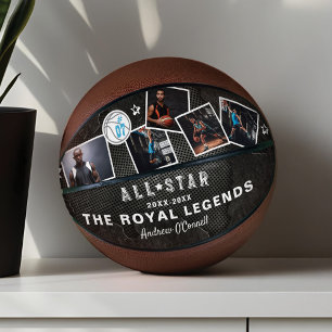 Personalisiertes All-Star-Foto Collage Keepake-Ges Basketball