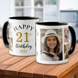 Personalisiertes Alles Gute zum 21. Geburtstag 5-F Tasse