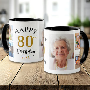 Personalisiertes Alles Gute zum 80. Geburtstag 5-F Tasse