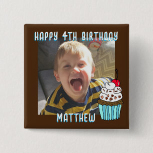 Personalisiertes Alles Gute zum Geburtstag Name un Button