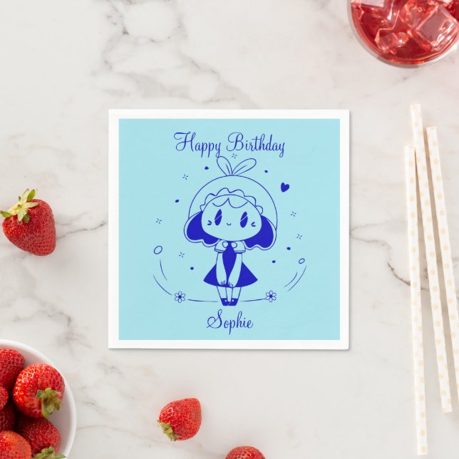 Personalisiertes Alles Gute zum Geburtstag  Serviette (Beispiel)