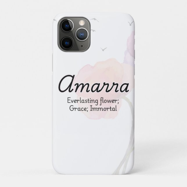 Personalisiertes Amarra iPhone / iPad Gehäuse Case-Mate iPhone Hülle (Rückseite)
