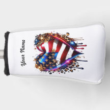 Personalisiertes amerikanisches Flaggenherz