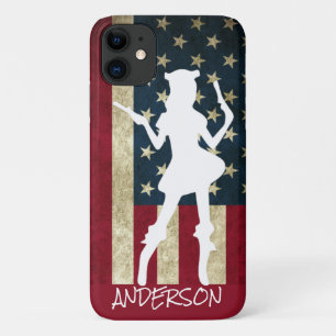 Personalisiertes amerikanisches Pirate Girl Case-M Case-Mate iPhone Hülle