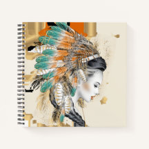 Personalisiertes amerikanisches SpiralNotebook