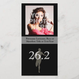 Personalisiertes Andenken des Marathon-Läufer-26,2 Ankündigung
