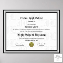 Personalisiertes Andenken für High School-Novität 