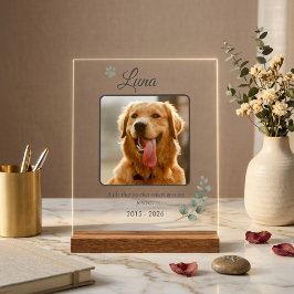 Personalisiertes Andenken-Schild mit Foto für Haus Acrylschild