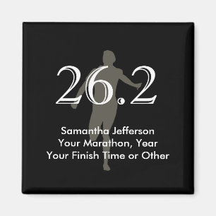 Personalisiertes Andenken-Schwarzes des Magnet