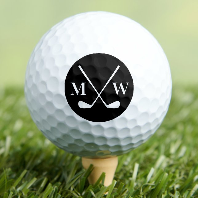 Personalisiertes Anfangsmonogramm Golfball (Personalized Initial Monogram Golf Balls)