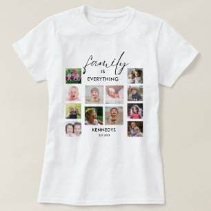 Personalisiertes Angebot für 12 Fotocollage-Famili T-Shirt