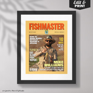 Personalisiertes Angel-Magazin-Cover, Geschenk für Poster