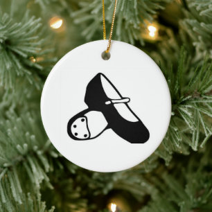 Personalisiertes Angestochen Tanzschmuck Keramik Ornament