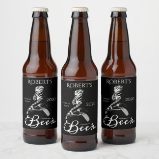 Personalisiertes Anime/Manga-Zeichen Bierflaschenetikett