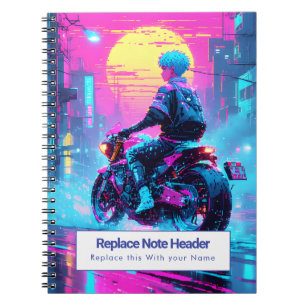 Personalisiertes Anime-Themen-Notizbuch Notizblock