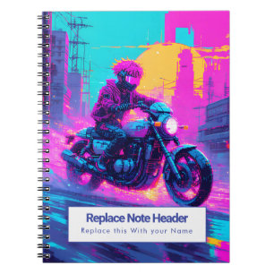 Personalisiertes Anime-Themen-Notizbuch Notizblock