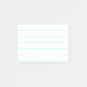 Personalisiertes anpassbares liniertes Notizbuchpa Post-it Klebezettel