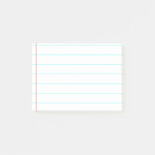 Personalisiertes anpassbares liniertes Notizbuchpa Post-it Klebezettel
