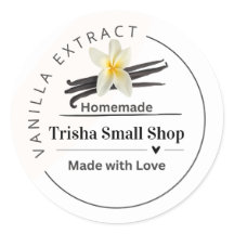 Personalisiertes, anpassbares Vanilla Extract Labe