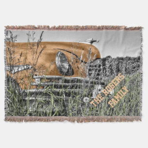 Personalisiertes antikes Auto Decke