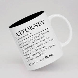 Personalisiertes Anwalt Definition Tasse Geschenk