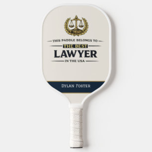 Personalisiertes Anwalt-Pickleball-Paddle mit Name Pickleball Schläger