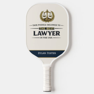 Personalisiertes Anwalt-Pickleball-Paddle mit Name Pickleball Schläger