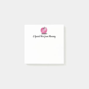 Personalisiertes Apfel-Aquarell Eine besondere Not Post-it Klebezettel