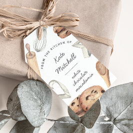 Personalisiertes Aquarellkoch Backen Geschenkanhänger