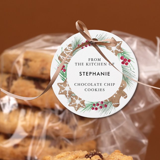 Personalisiertes Aquarellkoch Backen Geschenkanhänger (Von Creator hochgeladen)