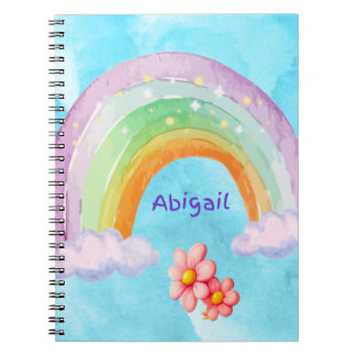 Personalisiertes Arch Rainbow Spiral-Foto-Notebook Notizblock