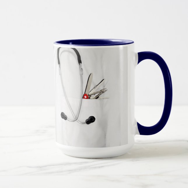 Personalisiertes Arztgeschenk Tasse (Rechts)