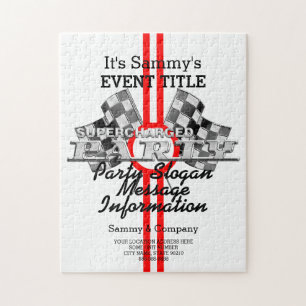 Personalisiertes aufgeladenes Party Puzzle