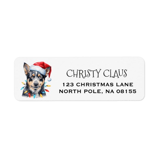 Personalisiertes Australisches Cattle Dog Weihnach (Vorne)