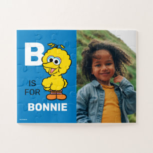 Personalisiertes B ist für Big Bird FOTO Puzzle